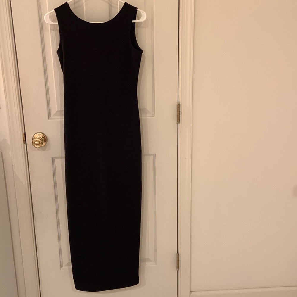 Possessed brand vintage 90’s floor length black body con dress. Size small. EUC